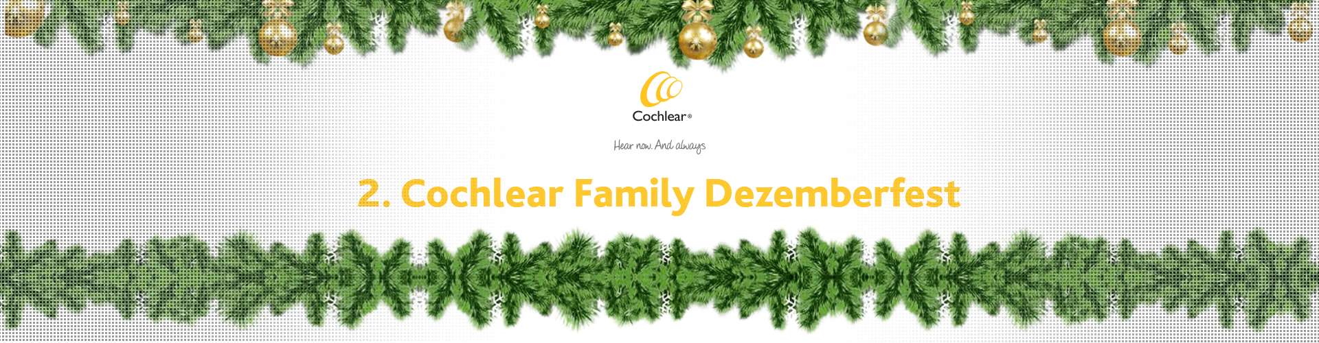 Persönliche Einladung zum 2. Cochlear Family Dezemberfest