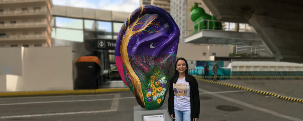 Giant ears on the streets of Brazil